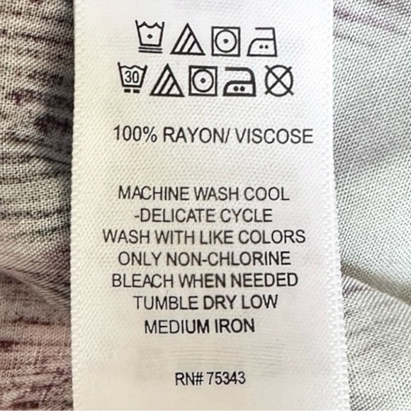 Nicole Miller New York Ikat Purple Flowy Boho Maxi Dress Size S NWT Sleeveless - Picture 8 of 8